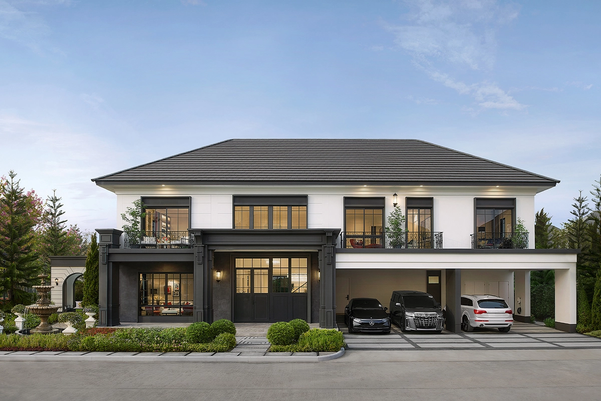 บ้านเดี่ยว เศรษฐสิริ ราชพฤกษ์ - สาย 1 แบบบ้าน Schinkel (ชิงเคิล)