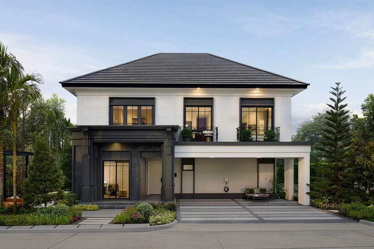 บ้านเดี่ยว เศรษฐสิริ ราชพฤกษ์ - สาย 1 แบบบ้าน Behrens (แบห์เรนส์)