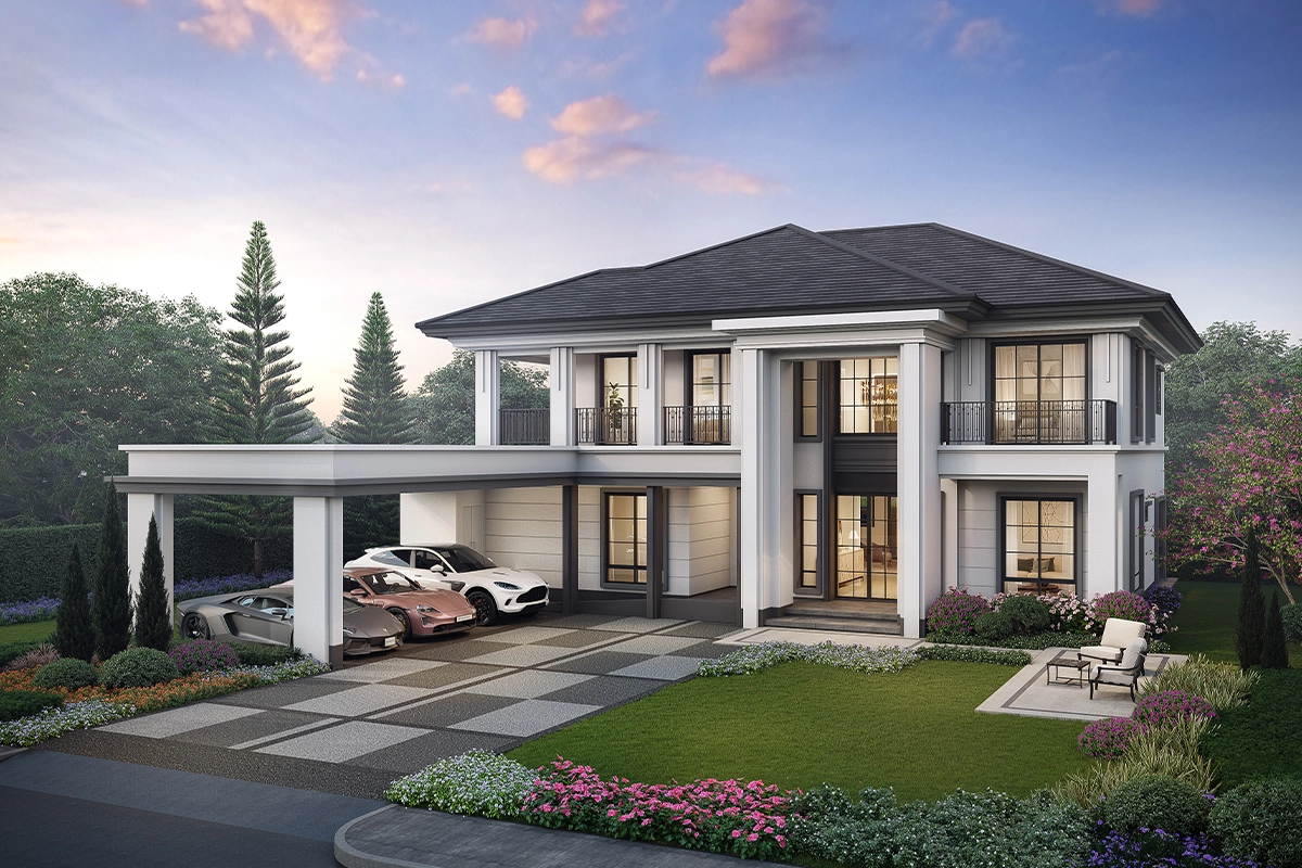 เศรษฐสิริ กรุงเทพ - ปทุมธานี 2(Setthasiri Krungthep - Pathumthani 2) แบบบ้าน