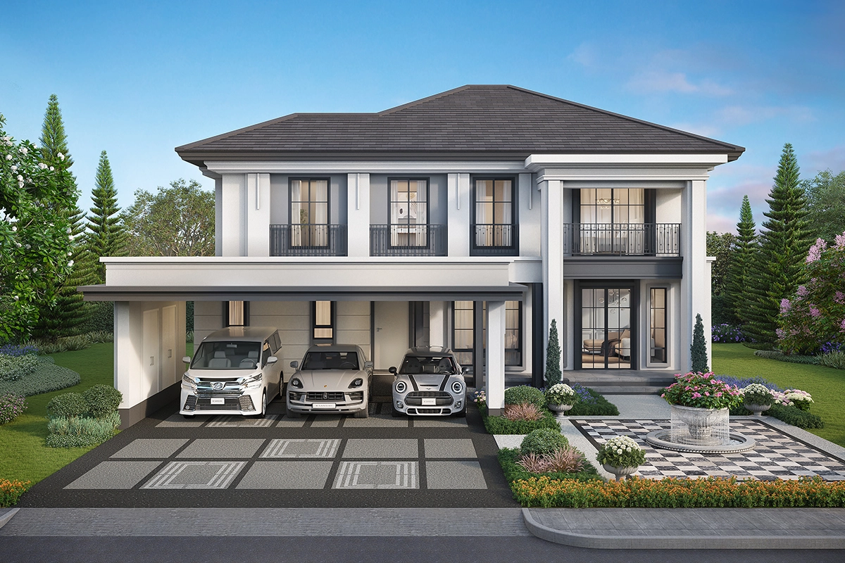 เศรษฐสิริ กรุงเทพ - ปทุมธานี 2(Setthasiri Krungthep - Pathumthani 2) แบบบ้าน