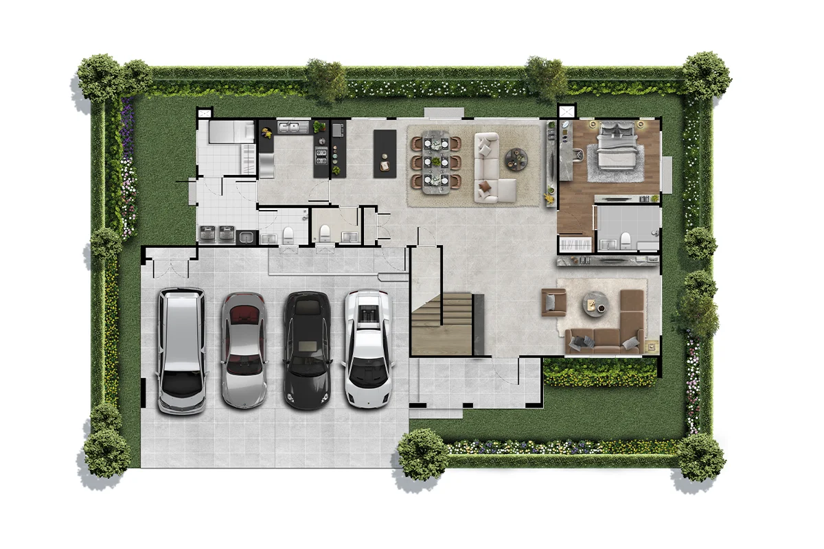 บ้านเดี่ยว เศรษฐสิริ เกรท ดอนเมือง - Onyx ออนิกซ์ ชั้น 1