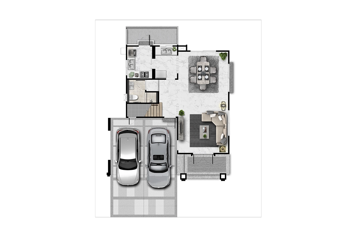 เศรษฐสิริ พหลโยธิน - สายไหม แบบบ้าน prestige ชั้น 1